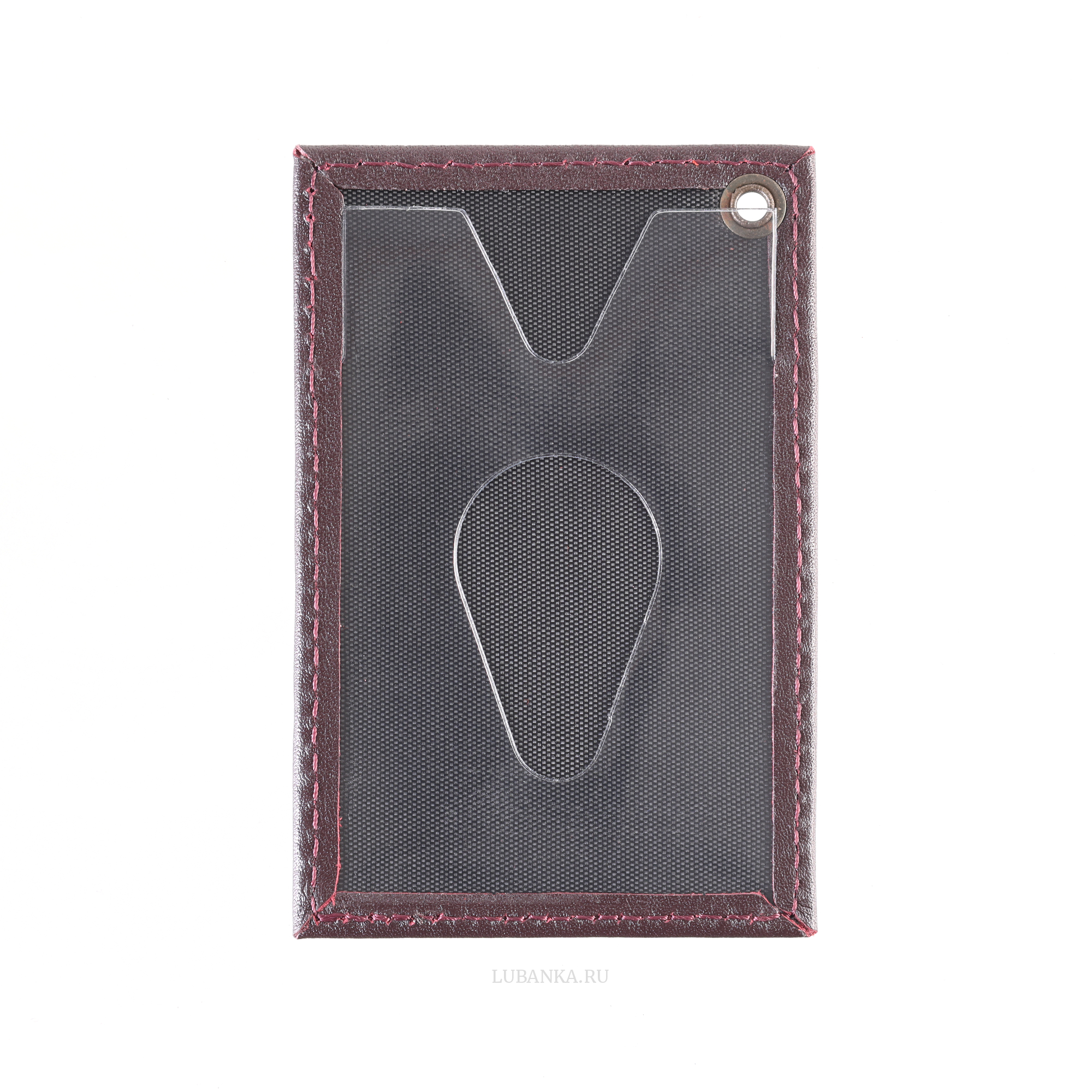 Картхолдер односторонний СБП бордовый