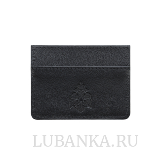 Картхолдер двухсторонний МЧС черный