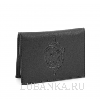 Обложка для удостоверения ФСБ черная