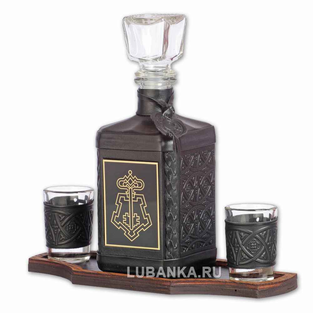Набор для водки «Вневедомственная охрана» чёрный