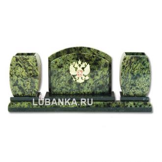 Настольный набор для руководителя «Герб России» из камня